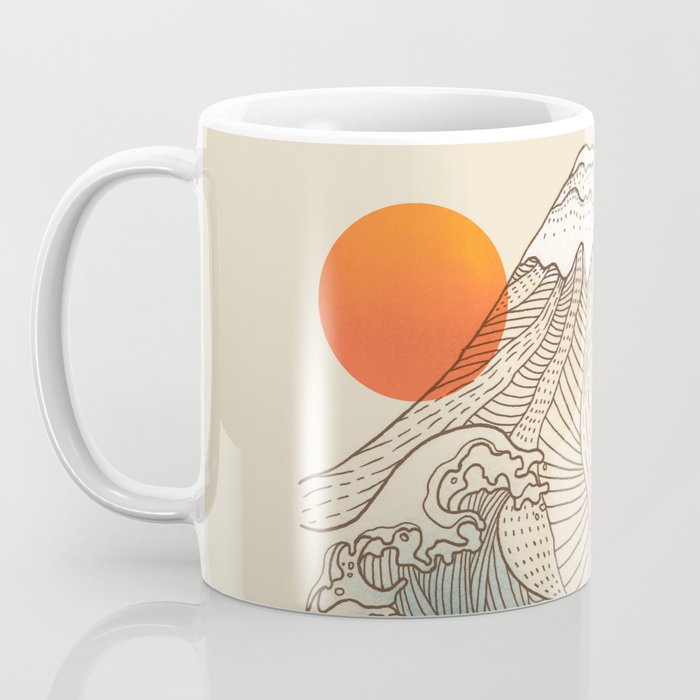 Mount Fuji the great wave  Coffee Mug Gallery Image 3