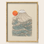 Mount Fuji the great wave  Serving Tray Gallery Image 1