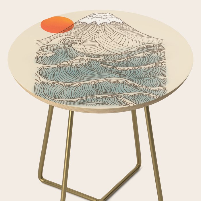 Mount Fuji the great wave  Side Table Gallery Image 2