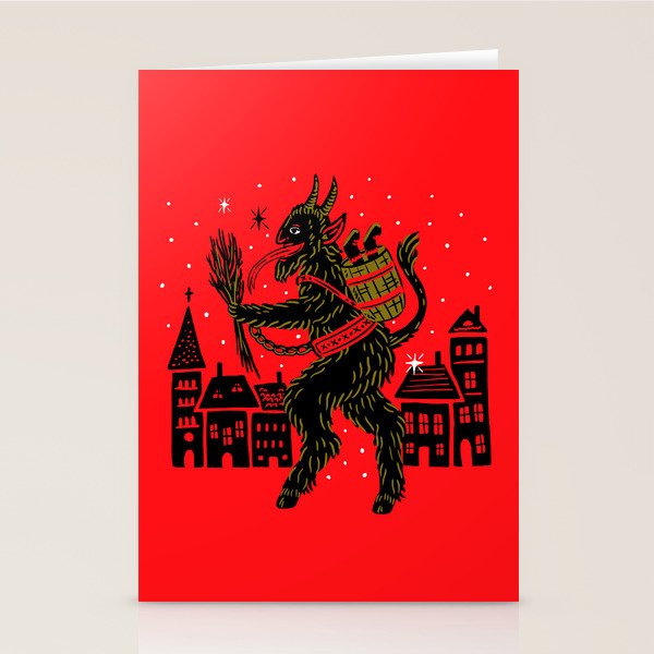 Krampus Stationery Card Gallery Image 2