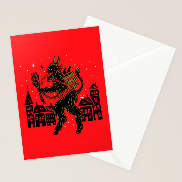 Krampus Stationery Card Gallery Image 2