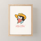 Lady Outlaw Mini Art Print Gallery Image 1