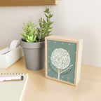 Artichoke sage green Mini Art Print Gallery Image 2