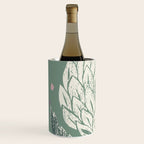 Artichoke sage green Wine Chiller Gallery Image 2