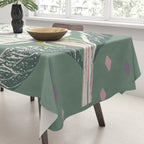 Artichoke sage green Tablecloth Gallery Image 3