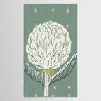 Artichoke sage green Tablecloth Gallery Image 2