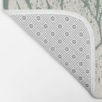 Artichoke sage green Bath Mat Gallery Image 2