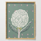 Artichoke sage green Serving Tray Gallery Image 1