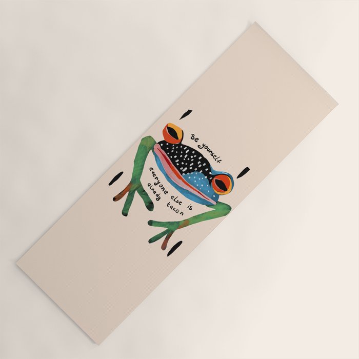Be Yourself Yoga Mat Gallery Image 1