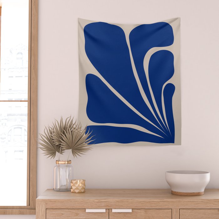 Six Leaf Plant - 2/3 Wall Tapestry Gallery Image 2