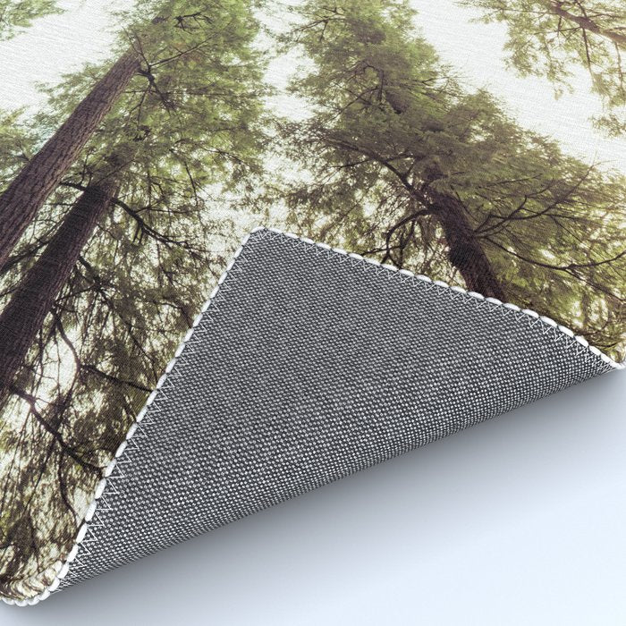 Green Forest Sky Trees Rug Gallery Image 4
