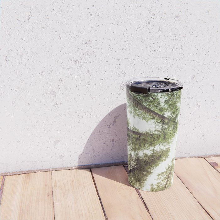Green Forest Sky Trees Travel Mug Gallery Image 4