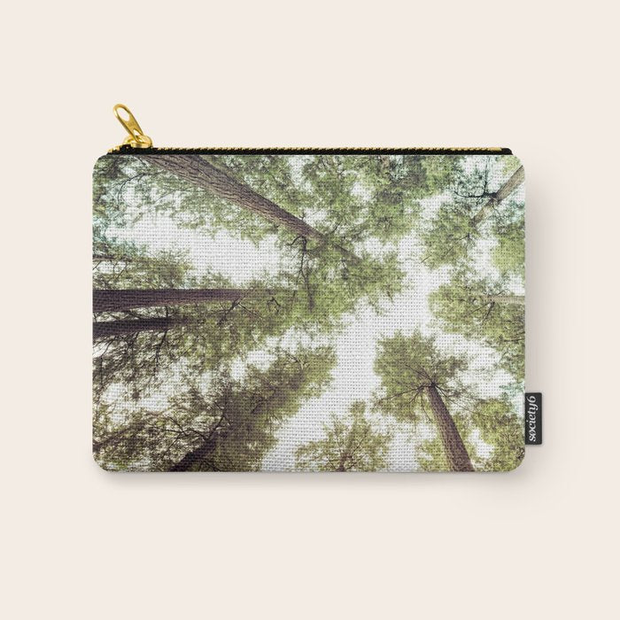 Green Forest Sky Trees Carry All Pouch Gallery Image 1