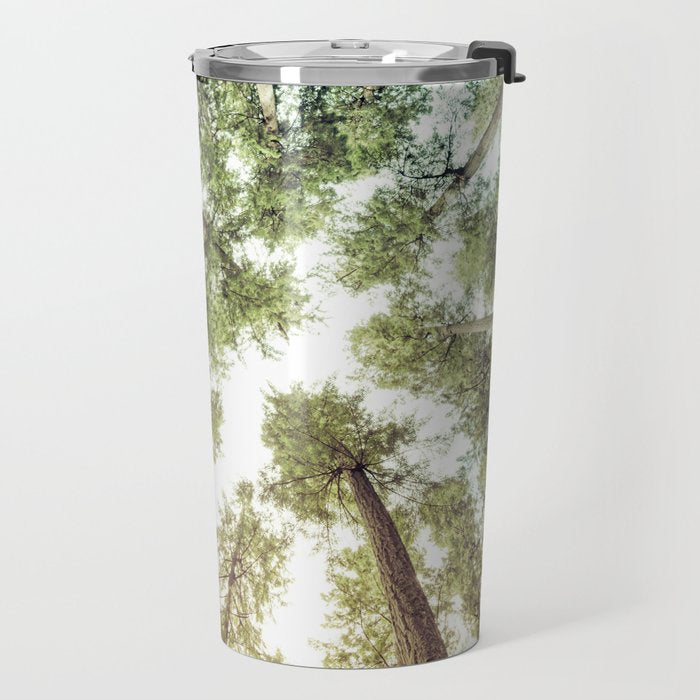 Green Forest Sky Trees Travel Mug Gallery Image 2