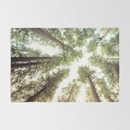 Green Forest Sky Trees Rug Gallery Image 2