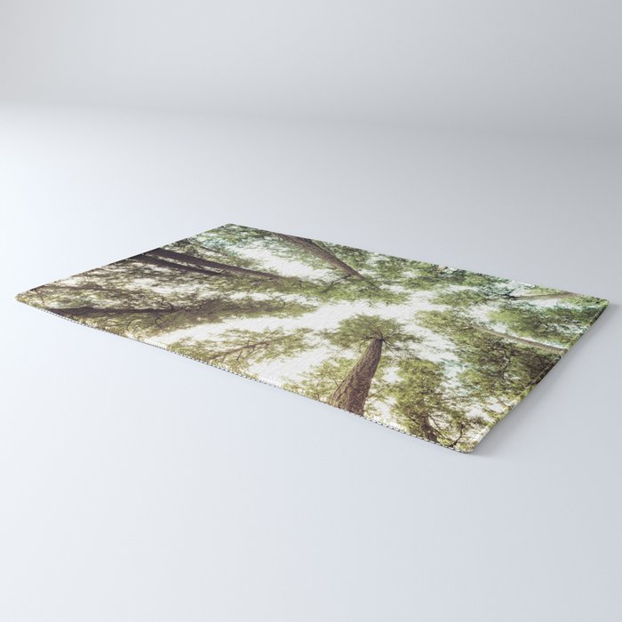 Green Forest Sky Trees Rug Gallery Image 3