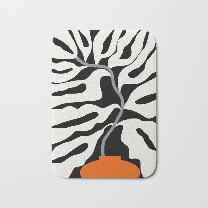 abstract fern in the pot  Bath Mat Gallery Image 1