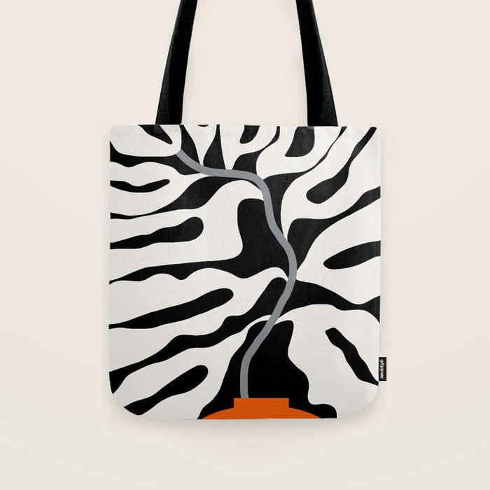 abstract fern in the pot  Tote Bag Gallery Image 1