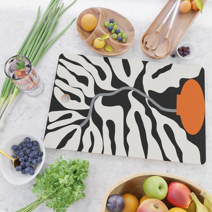 abstract fern in the pot  Cutting Board Gallery Image 2