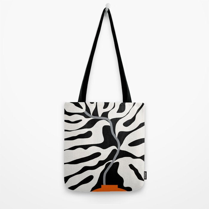 abstract fern in the pot  Tote Bag Gallery Image 2