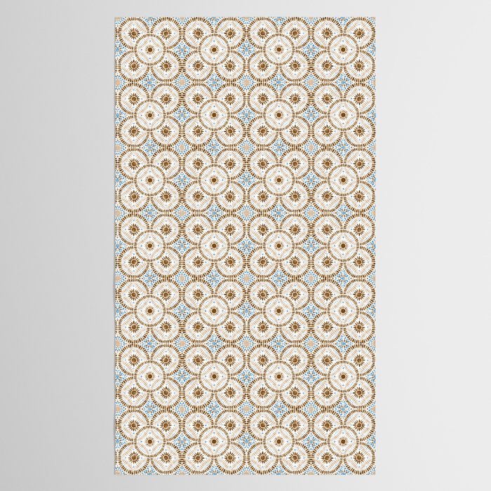 Rustic Tile Mandala A Tablecloth Gallery Image 2