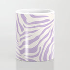 Zebra Print Purple Lilac Lavender Zebra Stripes Wild Animal Print Zebra Pattern Preppy Modern Decor Coffee Mug Gallery Image 4