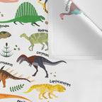Types of Dinosaurs Alphabet Wall Tapestry Gallery Image 3