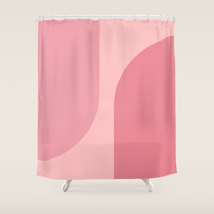 Modern Minimal Arch Abstract V Shower Curtain Gallery Image 1