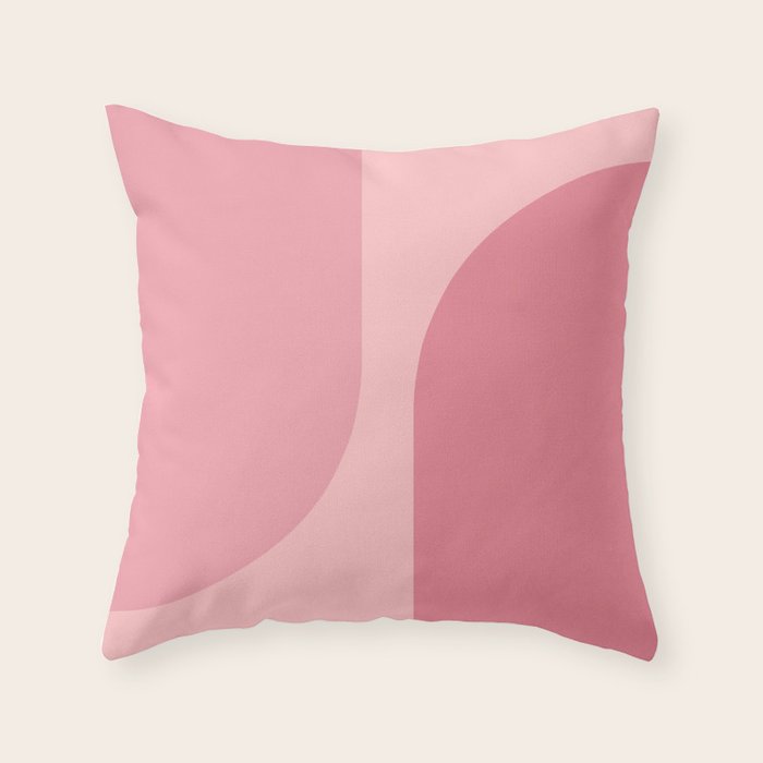 Modern Minimal Arch Abstract V Throw Pillow Gallery Image 1