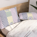 Bold colors block grid A Pillow Sham Gallery Image 2