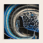 Burnt Letters Wood Wall Art Gallery Image 1