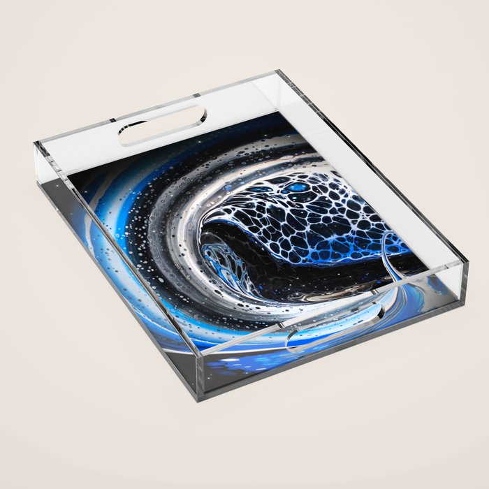 Burnt Letters Acrylic Tray Gallery Image 1