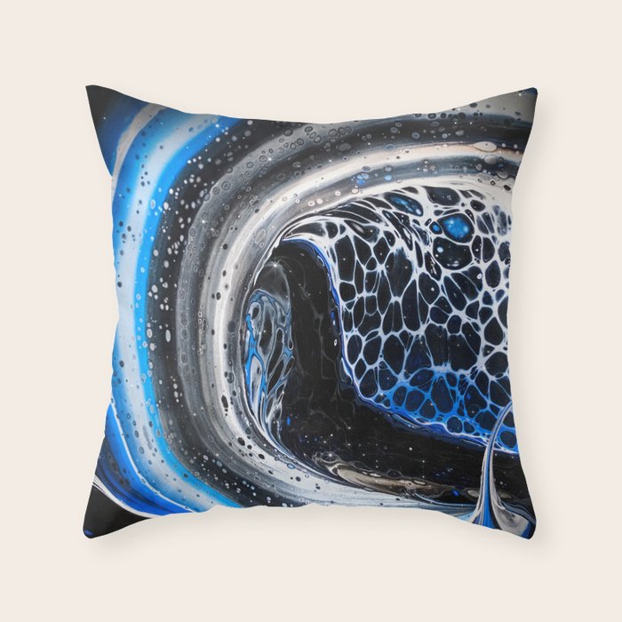 Burnt Letters Throw Pillow Gallery Image 6