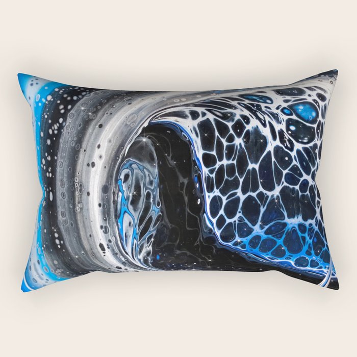 Burnt Letters Rectangular Pillow Gallery Image 1