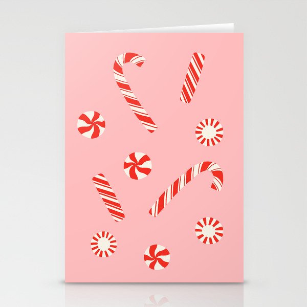 A Peppermint Christmas Stationery Card Gallery Image 1