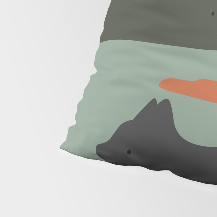 Cat Landscape 93 Pillow Sham Gallery Image 4