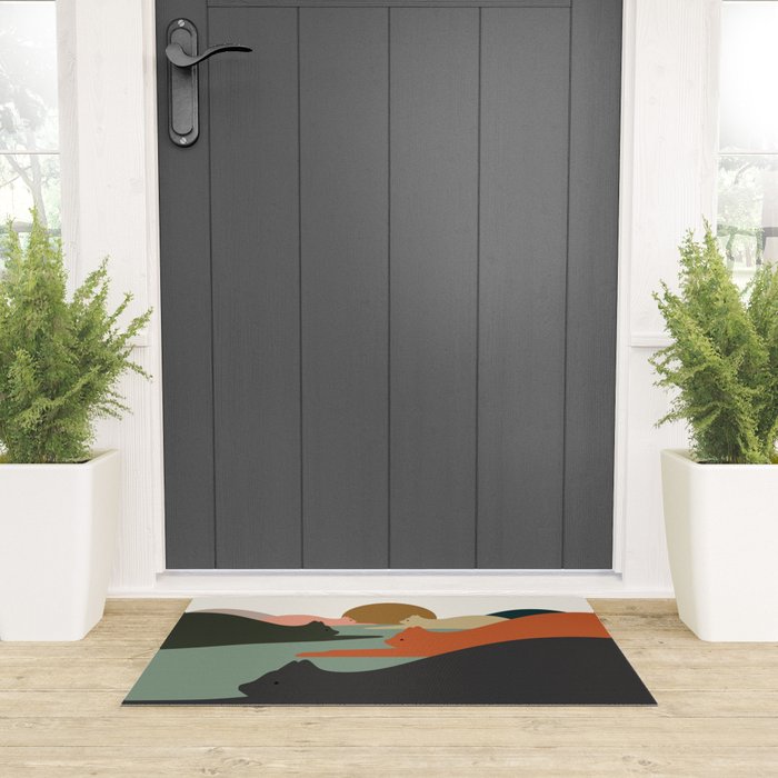 Cat Landscape 93 Welcome Mat Gallery Image 3