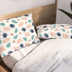 Terrazzo (turquoise, navy, pink & gold) Pillow Sham Gallery Image 2