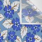 Tossed sakura flowers in blue Wall Tapestry Gallery Image 3