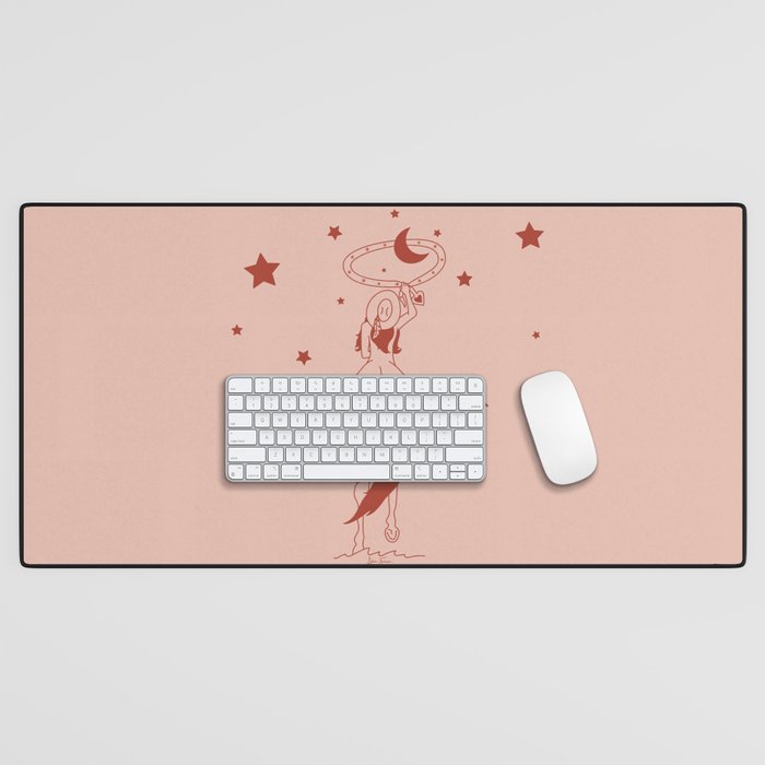 Fanny Ropes the Moon Desk Mat Gallery Image 1