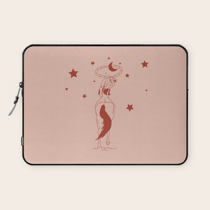 Fanny Ropes the Moon Laptop Sleeve Gallery Image 1