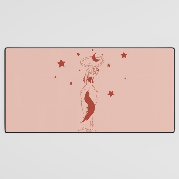 Fanny Ropes the Moon Desk Mat Gallery Image 3