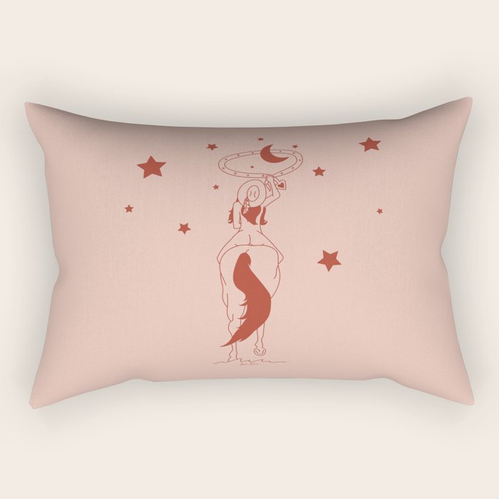 Fanny Ropes the Moon Rectangular Pillow Gallery Image 2
