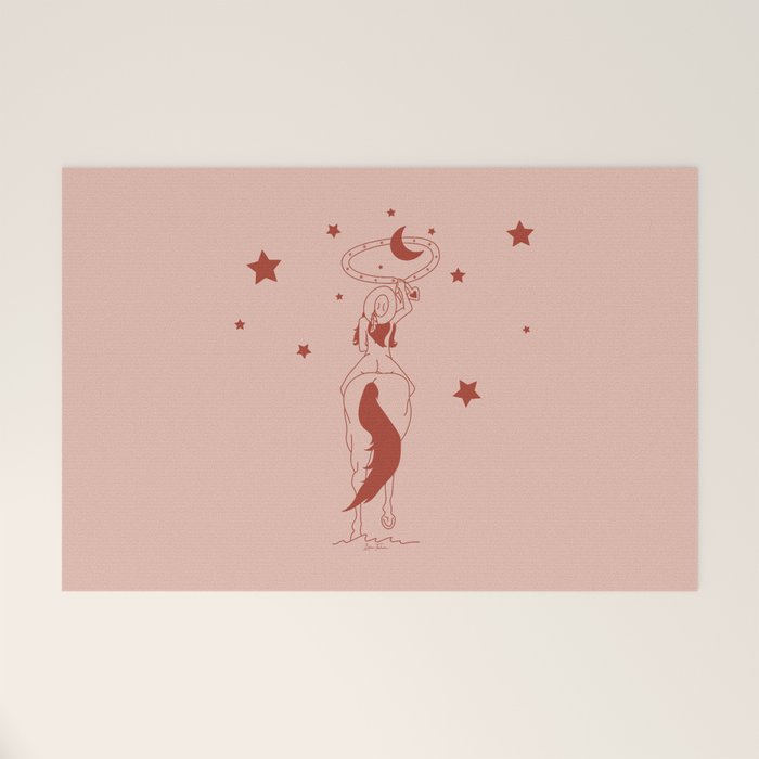 Fanny Ropes the Moon Welcome Mat Gallery Image 1