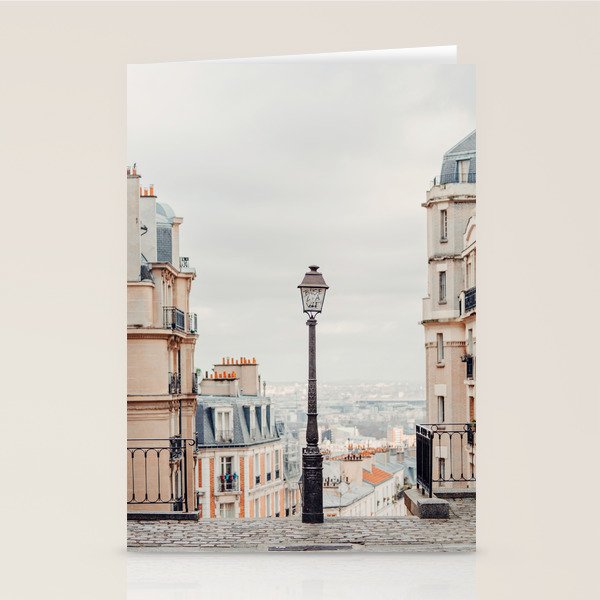 Montmartre View - Paris Travel Photography Stationery Card Gallery Image 2