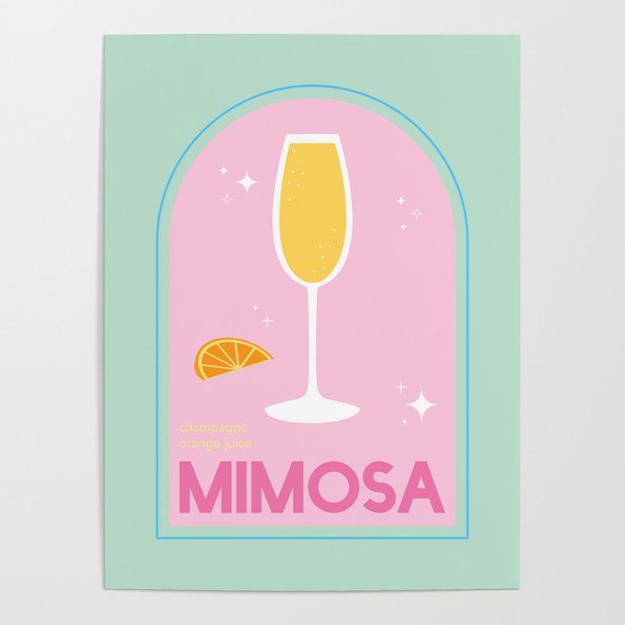 Mimosa Cocktail Poster Gallery Image 1