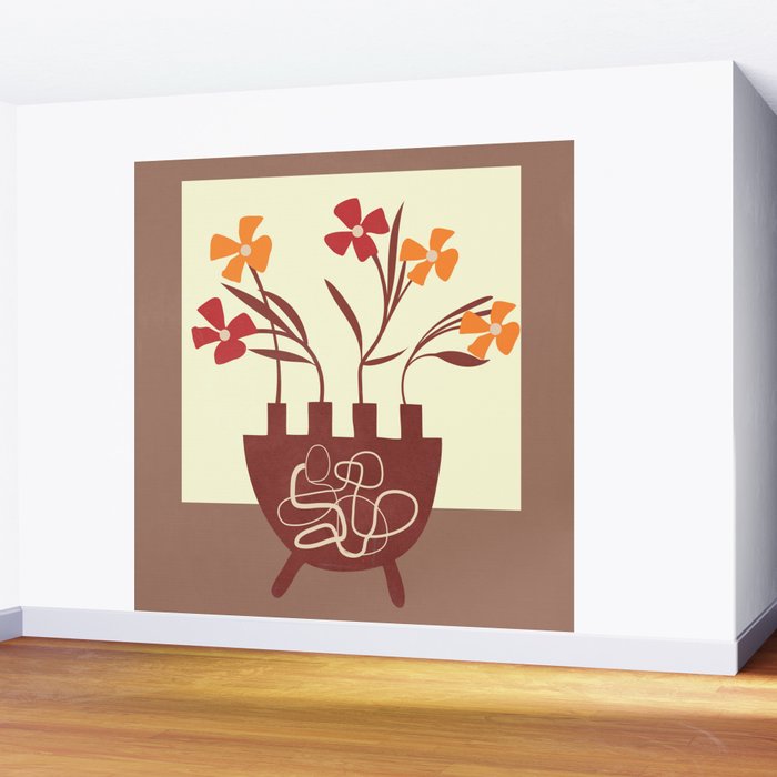 Bloom in Form 1 Wall Mural Gallery Image 2