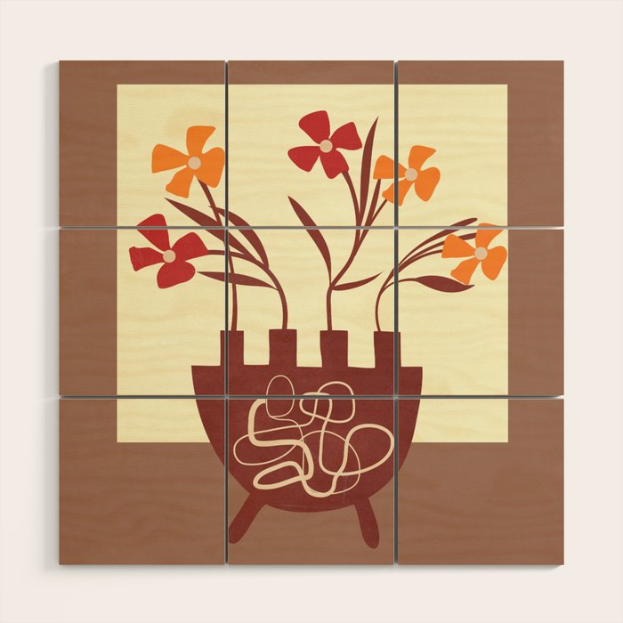 Bloom in Form 1 Wood Wall Art Gallery Image 1