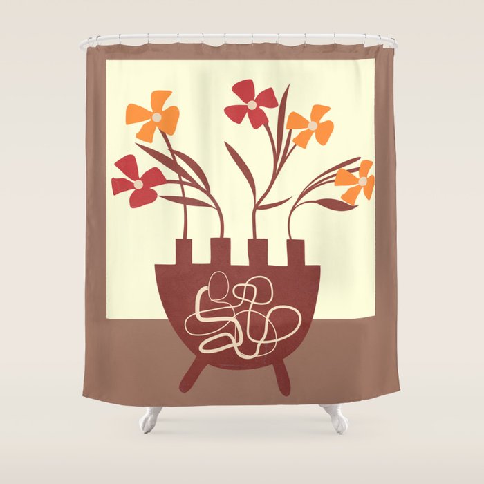 Bloom in Form 1 Shower Curtain Gallery Image 1