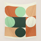 Modern Geometric 84A Wall Tapestry Gallery Image 4